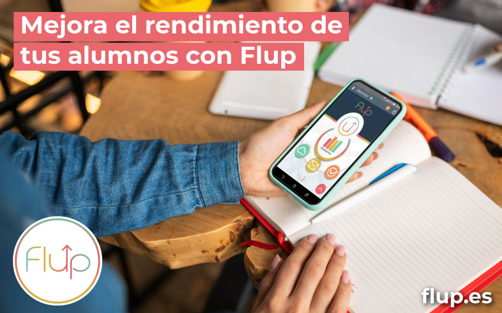 Alumno que mejora su rendimiento con Flup